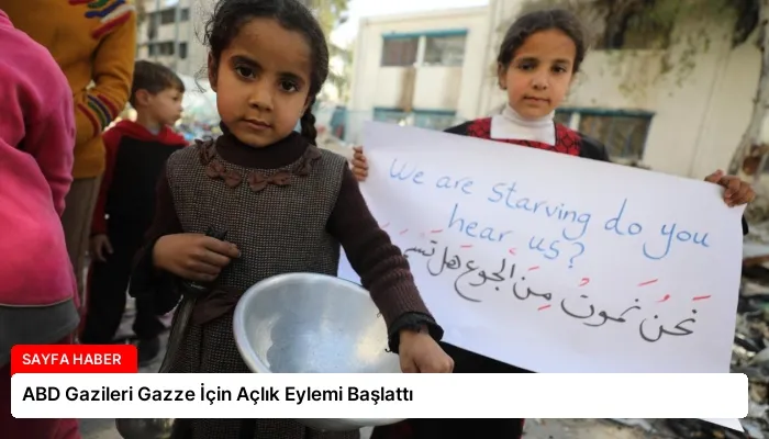 ABD Gazileri Gazze İçin Açlık Eylemi Başlattı