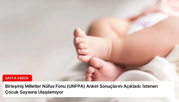 Birleşmiş Milletler Nüfus Fonu (UNFPA) Anket Sonuçlarını Açıkladı: İstenen Çocuk Sayısına Ulaşılamıyor