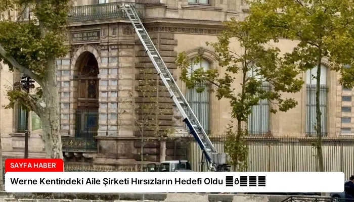 Werne Kentindeki Aile Şirketi Hırsızların Hedefi Oldu ⏬👇