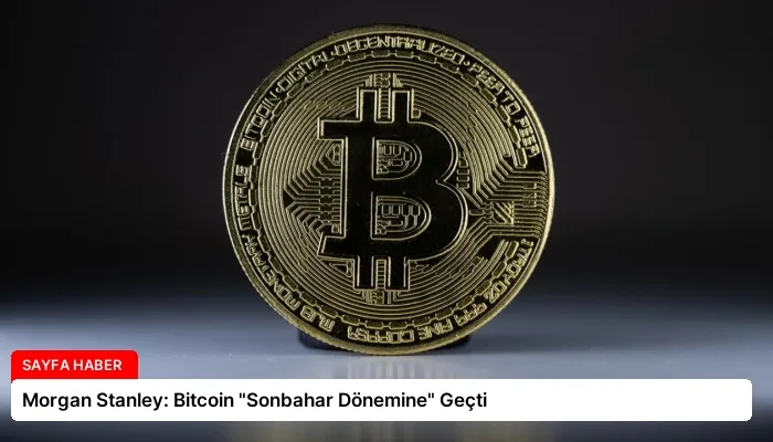 Morgan Stanley: Bitcoin “Sonbahar Dönemine” Geçti