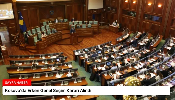 Kosova’da Erken Genel Seçim Kararı Alındı