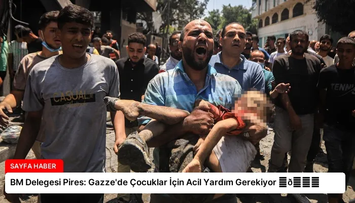 BM Delegesi Pires: Gazze’de Çocuklar İçin Acil Yardım Gerekiyor ⏬👇