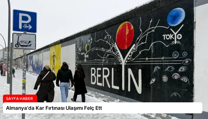 Almanya’da Kar Fırtınası Ulaşımı Felç Ett