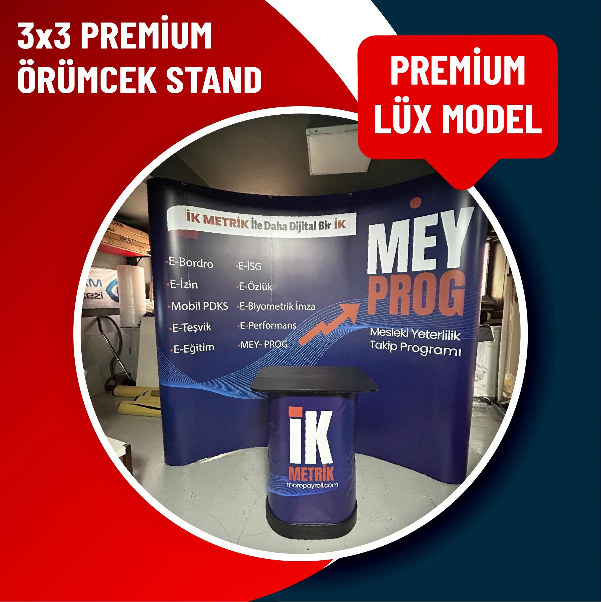 Dikkat Çeken Tanıtım Çözümü Örümcek Stand