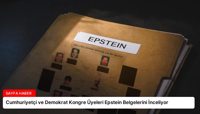Cumhuriyetçi ve Demokrat Kongre Üyeleri Epstein Belgelerini İnceliyor
