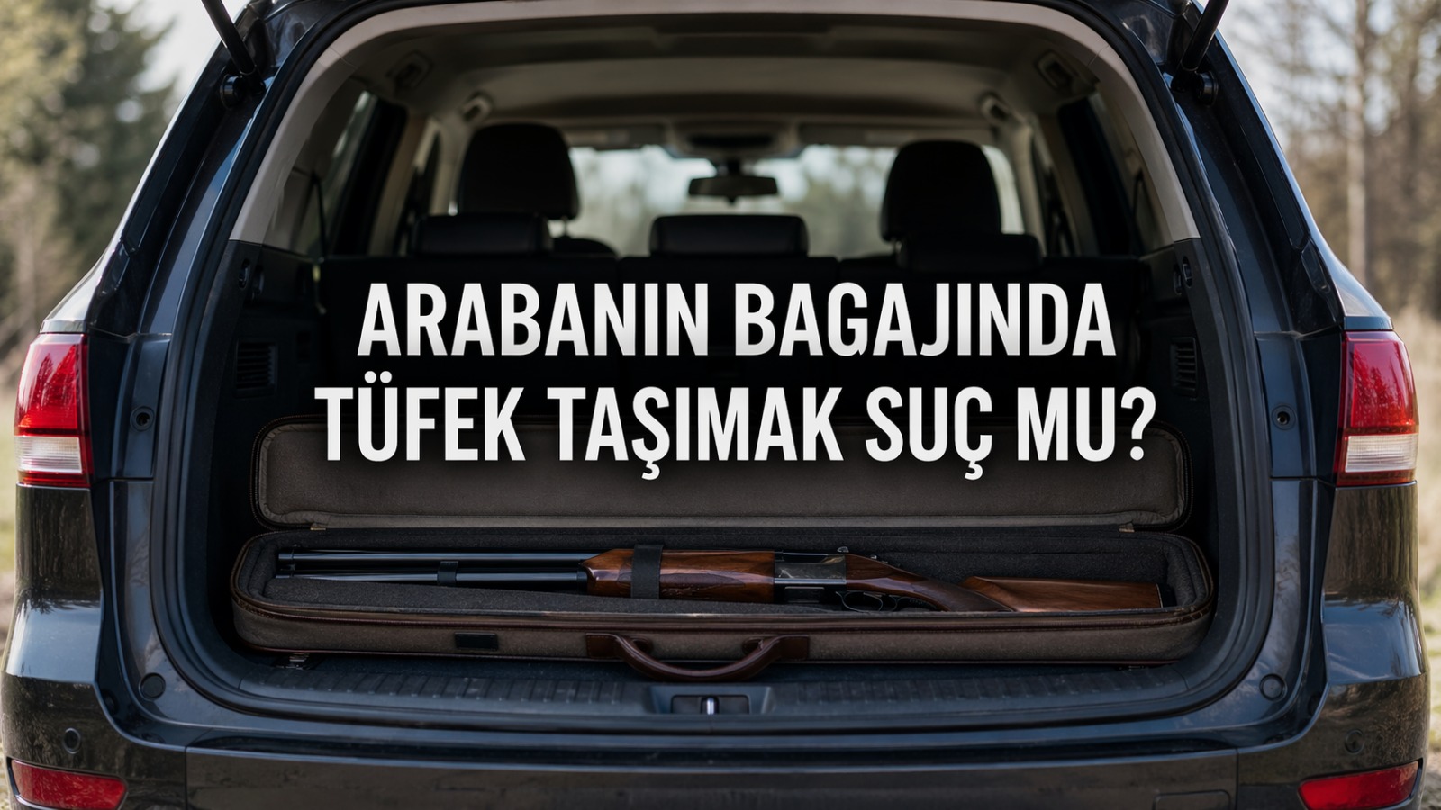 Arabanın Bagajında Tüfek Taşımak Suç Mu? 2026 Yılı Cezai Yaptırımları Nelerdir?