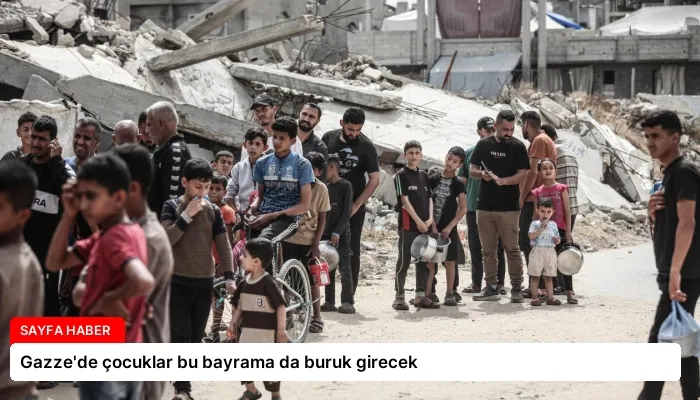 Gazze’de çocuklar bu bayrama da buruk girecek
