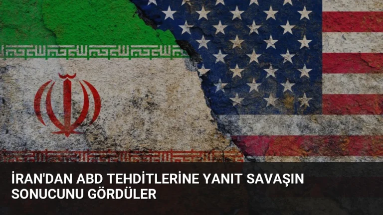 İran’dan ABD Tehditlerine Yanıt Savaşın Sonucunu Gördüler