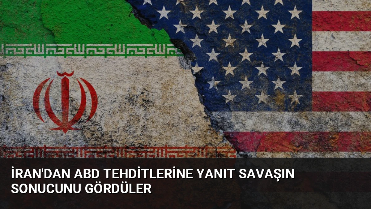İran’dan ABD Tehditlerine Yanıt Savaşın Sonucunu Gördüler