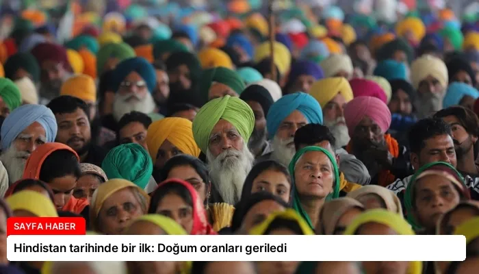 Hindistan tarihinde bir ilk: Doğum oranları geriledi