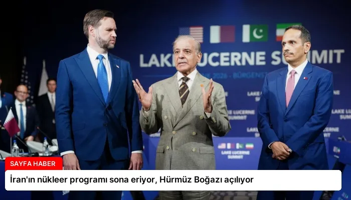 İran’ın nükleer programı sona eriyor, Hürmüz Boğazı açılıyor