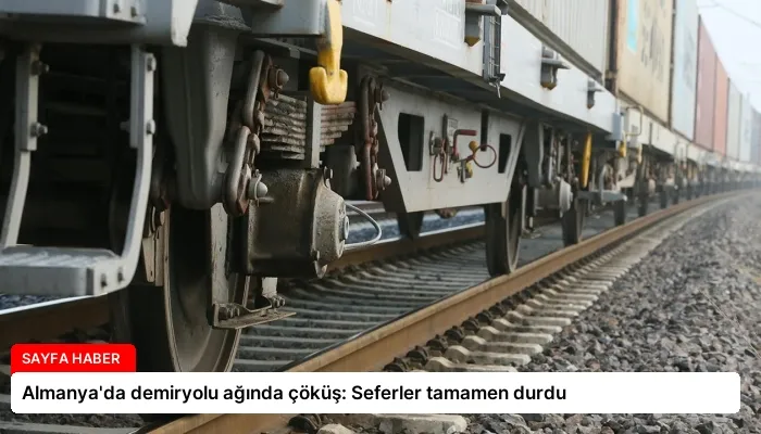 Almanya’da demiryolu ağında çöküş: Seferler tamamen durdu