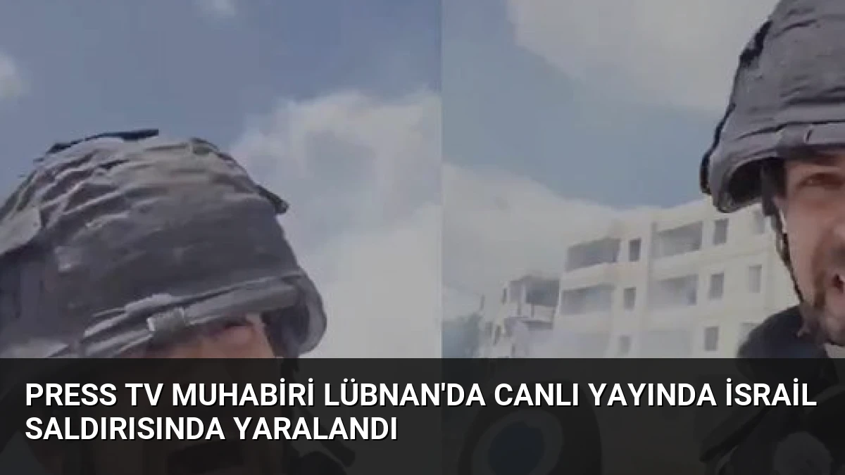 Press TV Muhabiri Lübnan’da Canlı Yayında İsrail Saldırısında Yaralandı