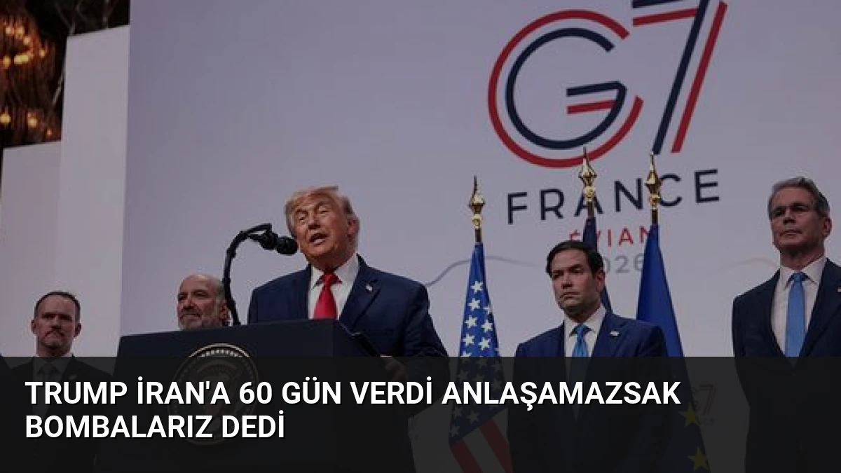 Trump İran’a 60 Gün Verdi Anlaşamazsak Bombalarız Dedi