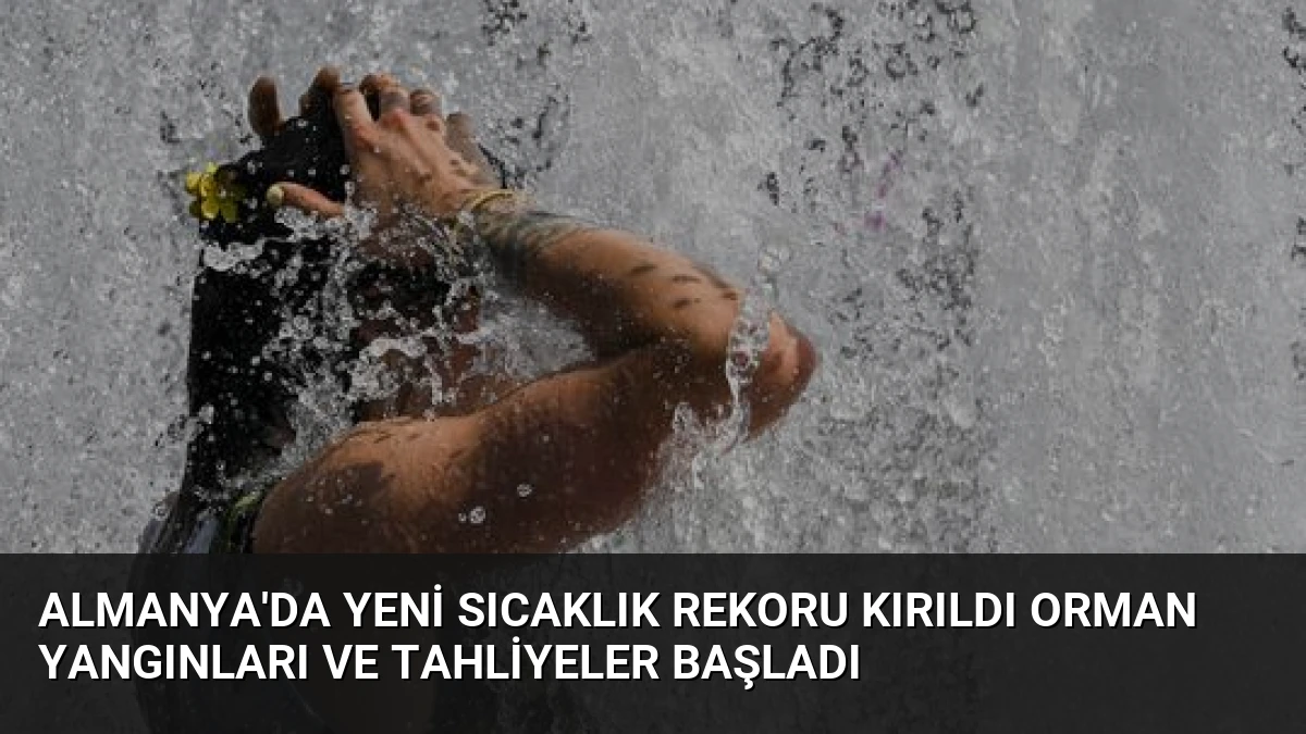 Almanya’da Yeni Sıcaklık Rekoru Kırıldı Orman Yangınları ve Tahliyeler Başladı