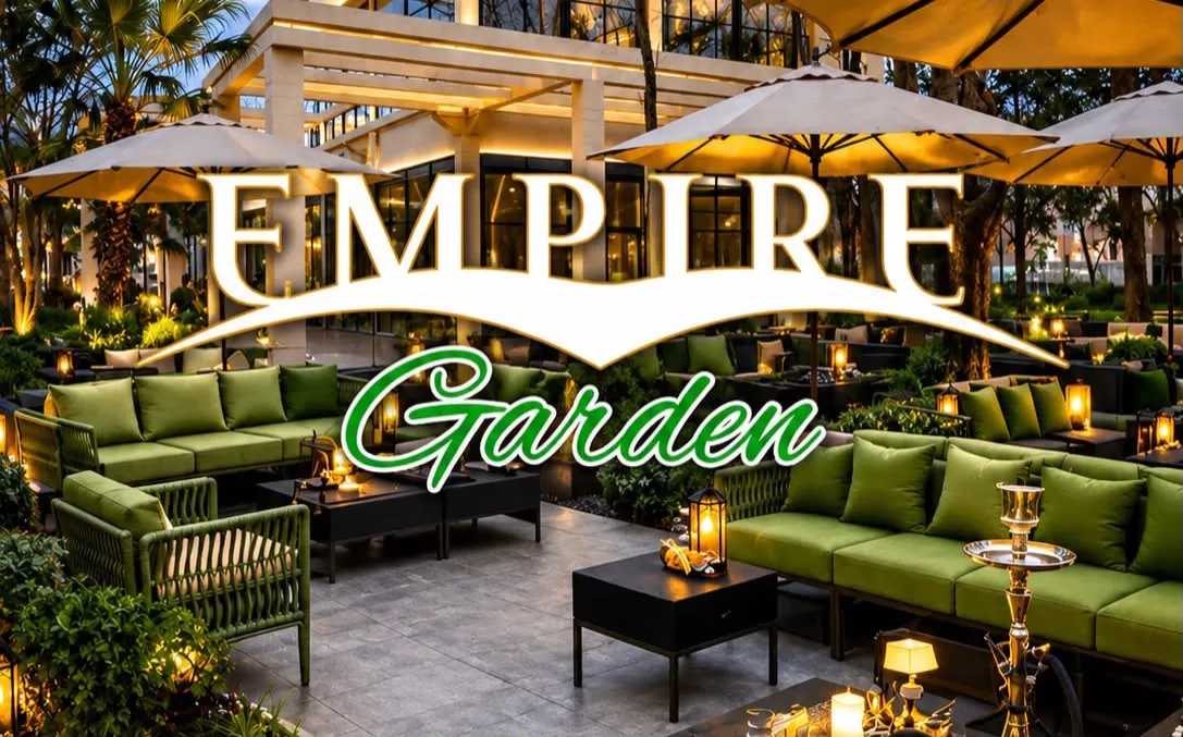 Empire Garden Cafe & Restaurant Premium Nargile Sunumuyla Fark Yaratıyor