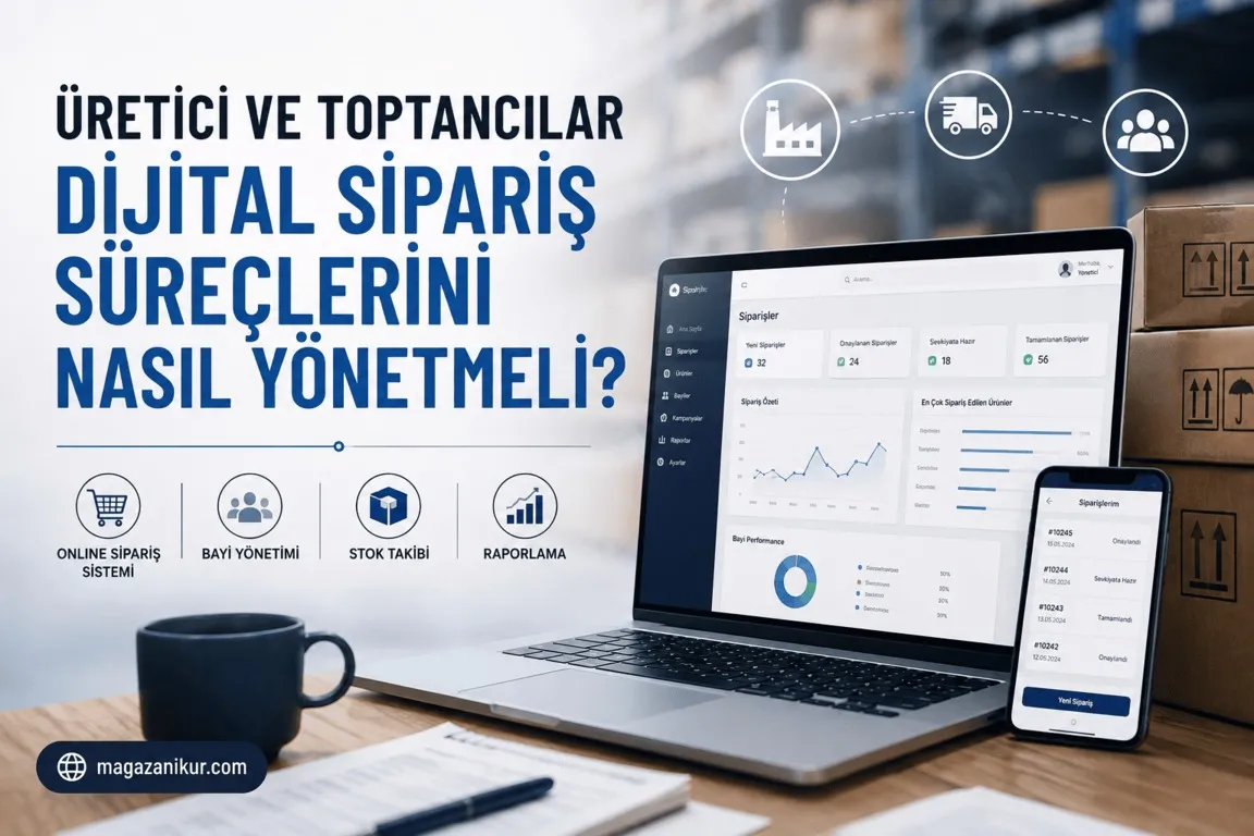 Üretici ve Toptancılar Dijital Sipariş Süreçlerini Nasıl Yönetmeli?