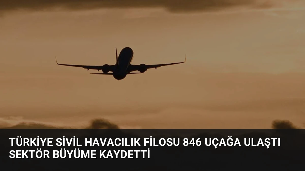 Türkiye Sivil Havacılık Filosu 846 Uçağa Ulaştı Sektör Büyüme Kaydetti