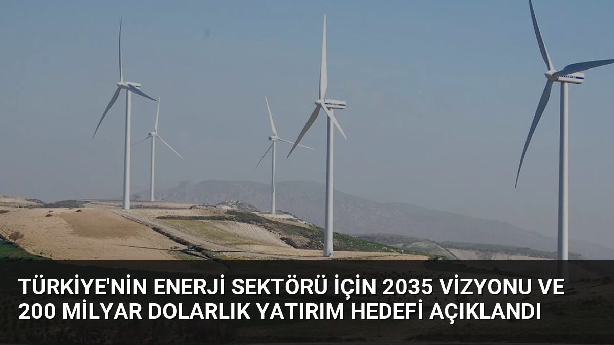 Türkiye’nin Enerji Sektörü İçin 2035 Vizyonu ve 200 Milyar Dolarlık Yatırım Hedefi Açıklandı