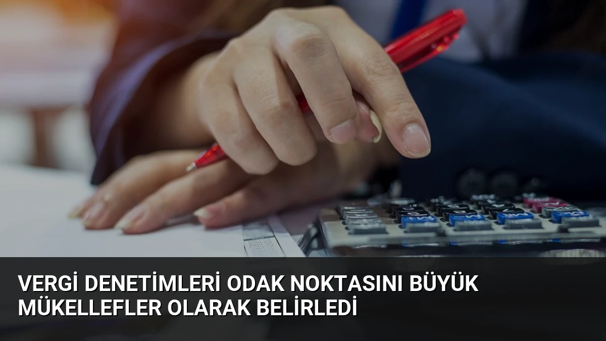 Vergi Denetimleri Odak Noktasını Büyük Mükellefler Olarak Belirledi