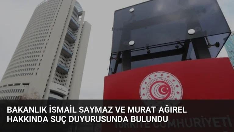 Bakanlık İsmail Saymaz ve Murat Ağırel Hakkında Suç Duyurusunda Bulundu