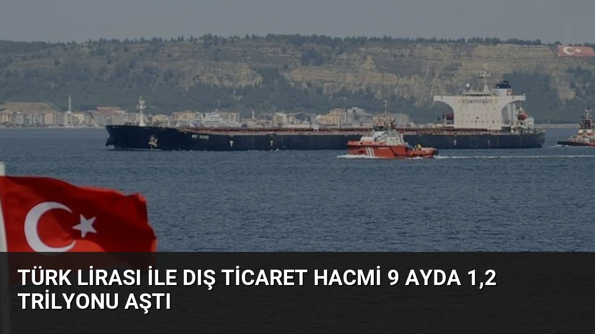 Türk Lirası ile Dış Ticaret Hacmi 9 Ayda 1,2 Trilyonu Aştı
